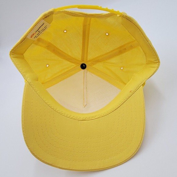 Vintage Millwork Hawaii Neon Yellow Rope Adjustable Snapback Trucker Hat Cap - Picture 7 of 10